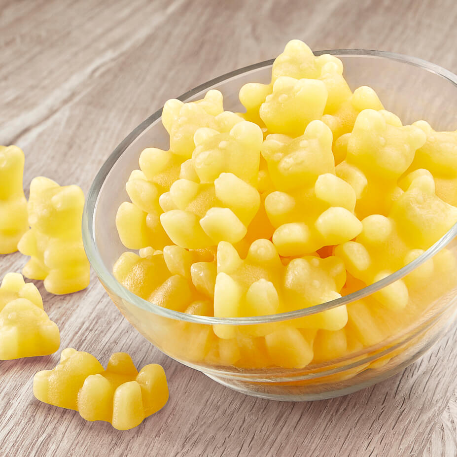 Ingwer-Chili Gummibären mit Ingwer-Extrakt Ingwer-Chili Gummibären mit Ingwer-Extrakt