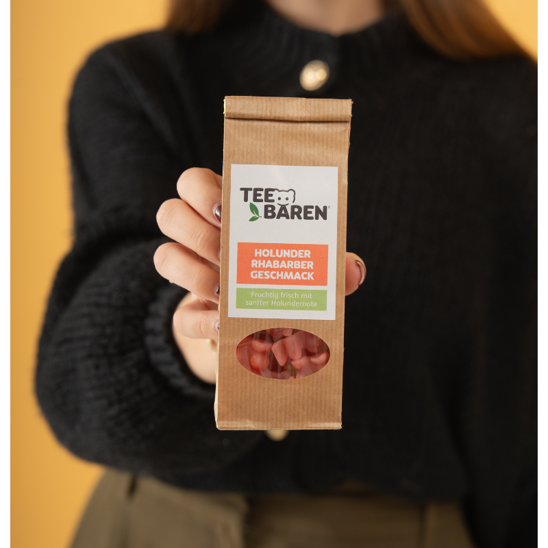 Tee-Bären® Holunder Rhabarber 100g