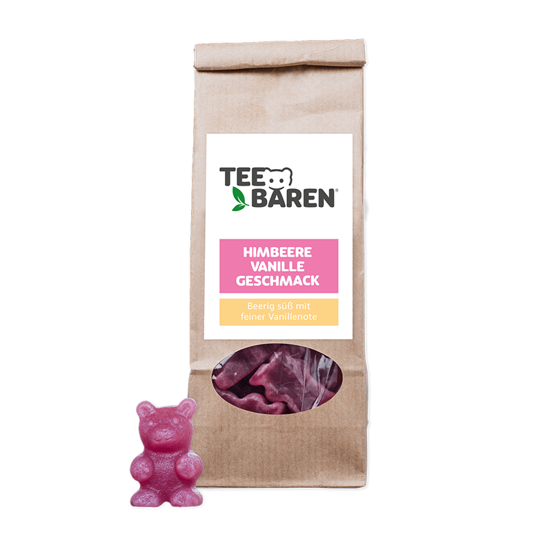 Tee-Bären® Himbeere Vanille 100g