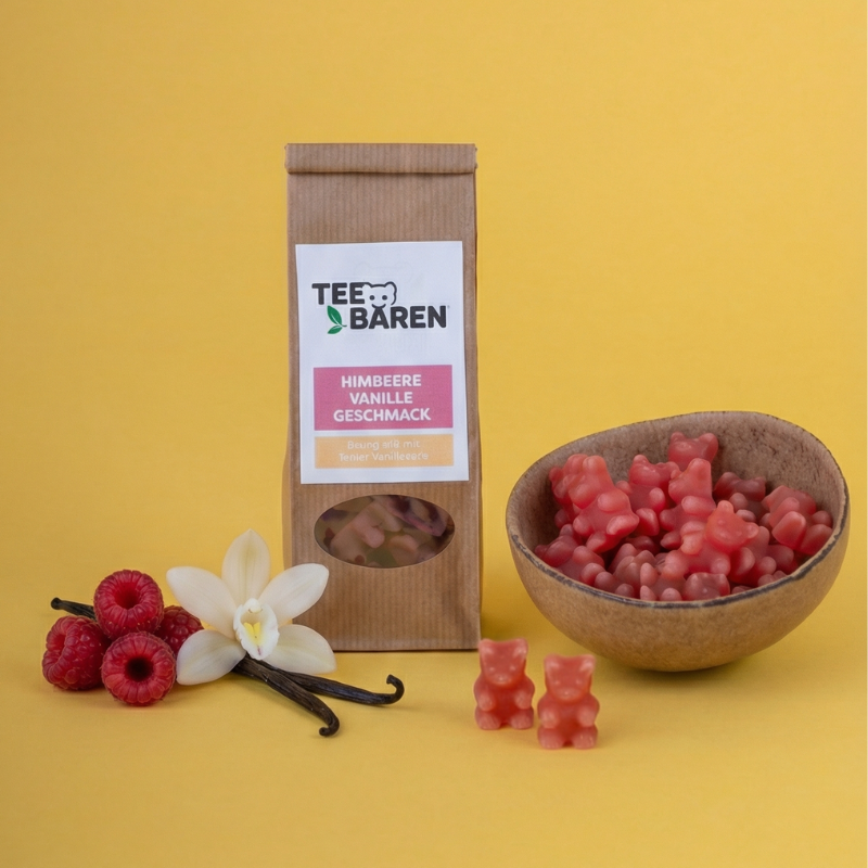 Tee-Bären® Himbeere Vanille 100g