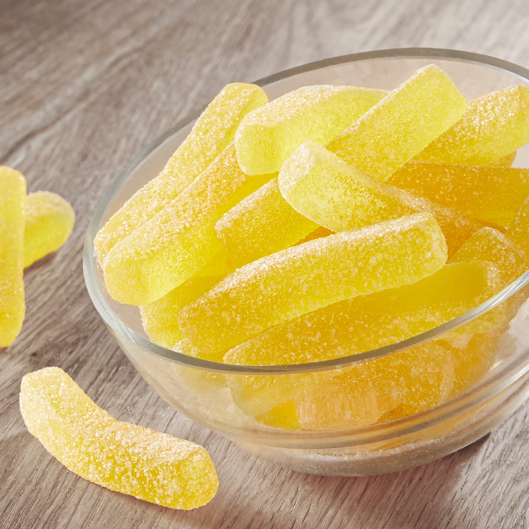 Vegane Saure Pommes Fruchtgummi Vegane Saure Pommes Fruchtgummi
