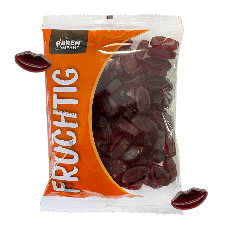 Fruchtgummi Kirschküsschen mit 25% Fruchtsaft Fruchtgummi Kirschküsschen mit 25% Fruchtsaft