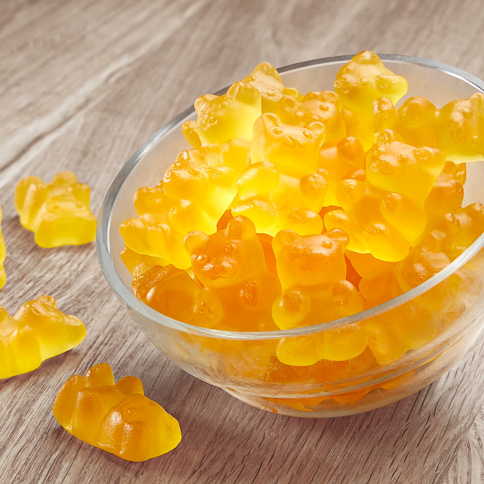 Vegane Ingwer Gummibären ohne Gelatine Vegane Ingwer Gummibären ohne Gelatine