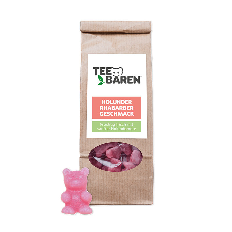 Tee-Bären® Holunder Rhabarber 100g