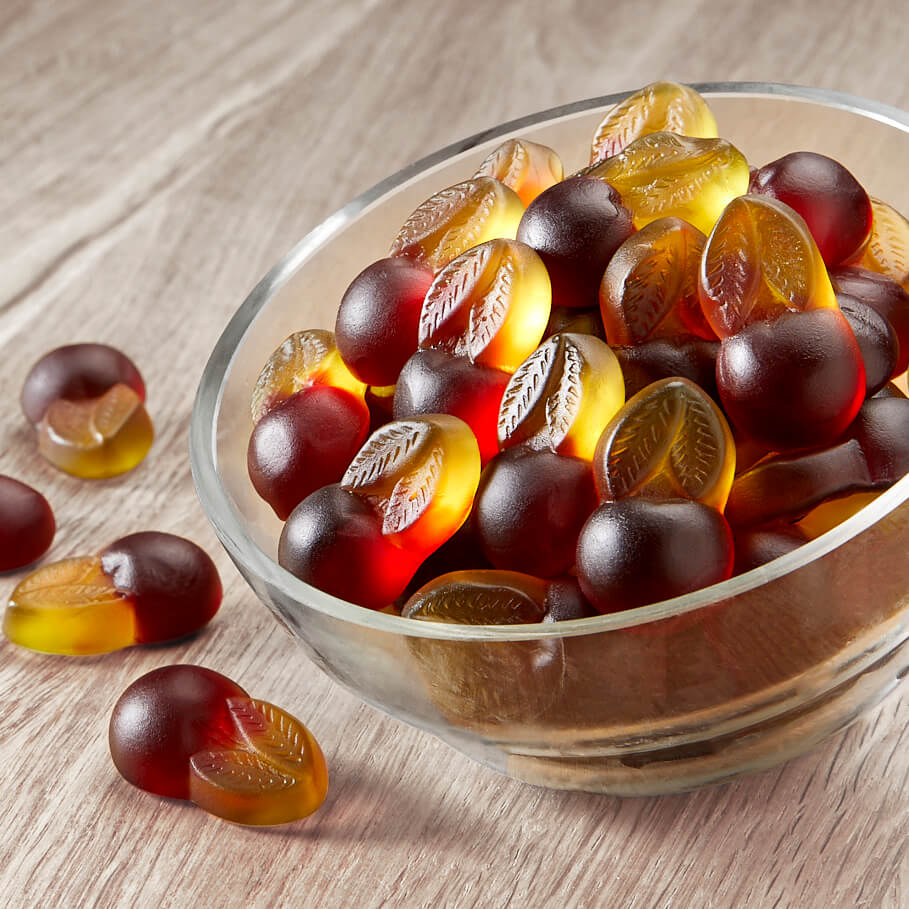 Schwarzwälder Kirsch Fruchtgummi mit 25% Fruchtsaft Schwarzwälder Kirsch Fruchtgummi mit 25% Fruchtsaft