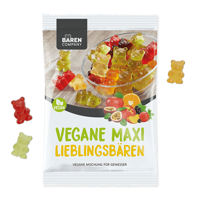 Vegane Maxi Lieblingsbären Fruchtgummi Vegane Maxi Lieblingsbären Fruchtgummi