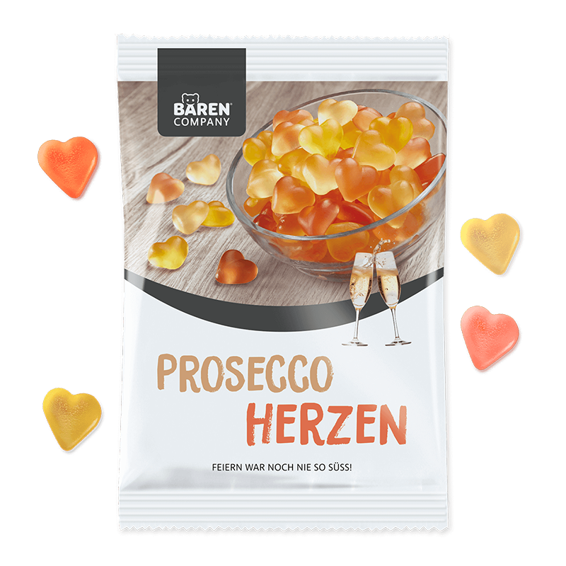 Prosecco Herzen Fruchtgummi
