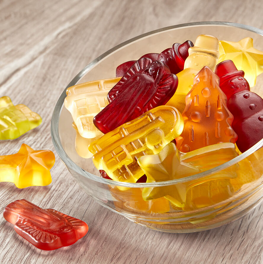 Fruchtgummi-Mix "Frohe Weihnachten" Fruchtgummi-Mix "Frohe Weihnachten"