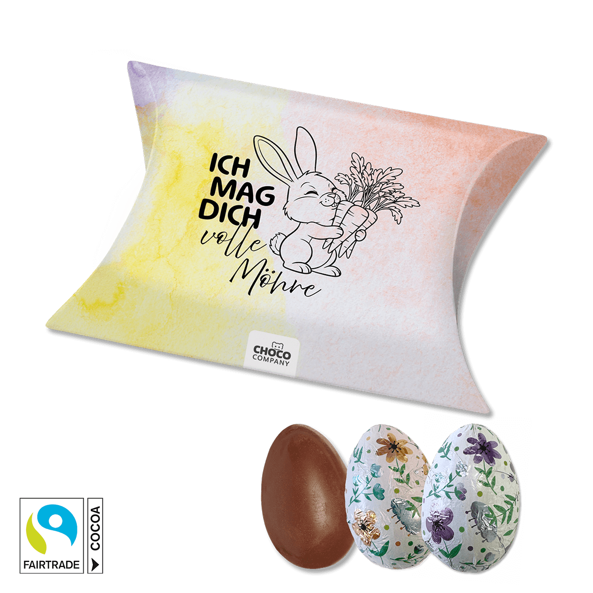 Mini-Präsent Ostern "Ich mag dich volle Möhre"