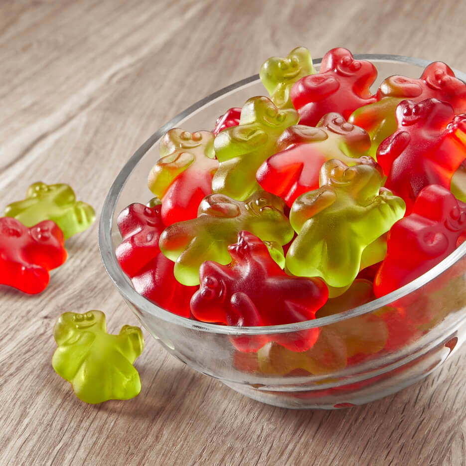ErdBär+RhabarBär Gummibären mit 10 % Fruchtsaft 500g ErdBär+RhabarBär Gummibären mit 10 % Fruchtsaft 500g