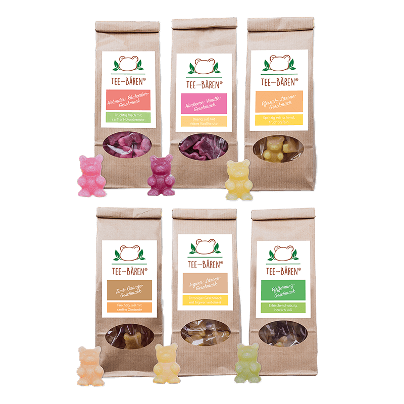 Tee-Bären® 6er Probier-Set (ohne Tasse) Tee-Bären® 6er Probier-Set (ohne Tasse)