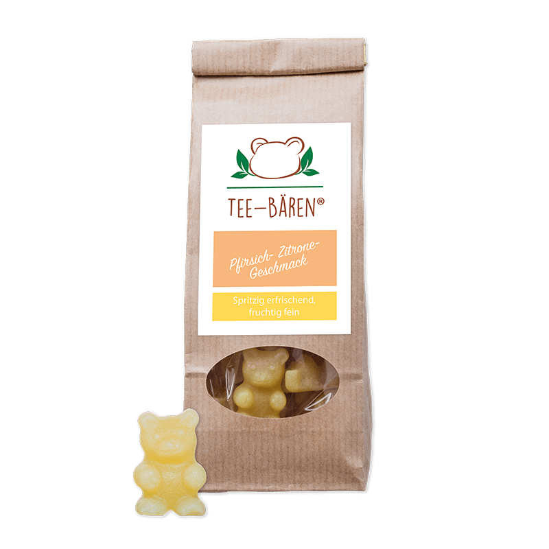 Tee-Bären® Pfirsich Zitrone 100g Tee-Bären® Pfirsich Zitrone 100g