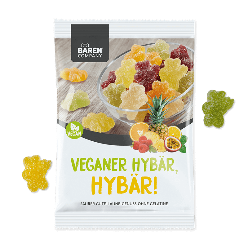Veganer HYBÄR, HYBÄR saure Gummibärchen Veganer HYBÄR, HYBÄR saure Gummibärchen