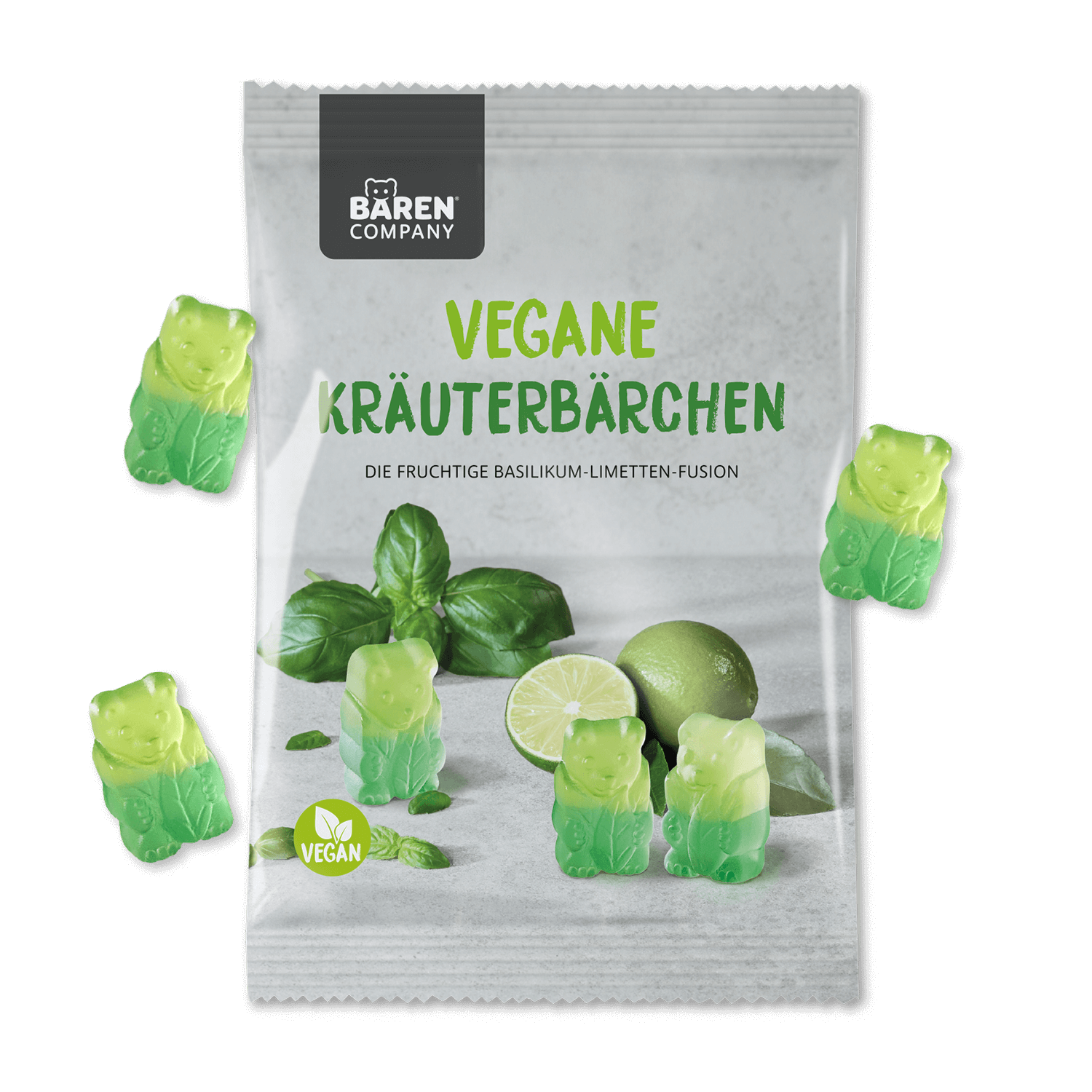 Kräuterbärchen Basilikum-Limette Kräuterbärchen Basilikum-Limette