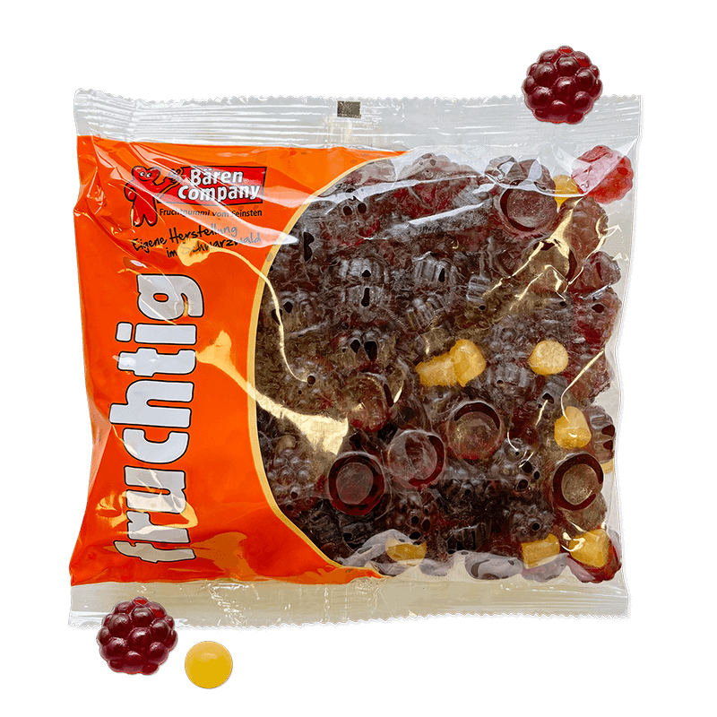 Fruchtgummi Rote Grütze mit Vanille und Fruchtsaft 10% Fruchtgummi Rote Grütze mit Vanille und Fruchtsaft 10%