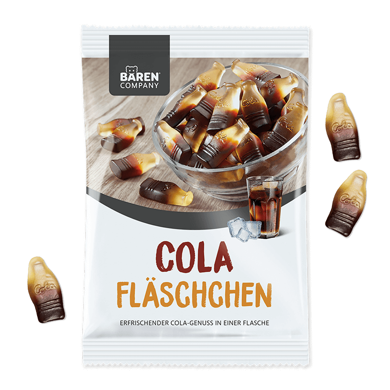 Cola-Fläschchen Fruchtgummi  Cola-Fläschchen Fruchtgummi