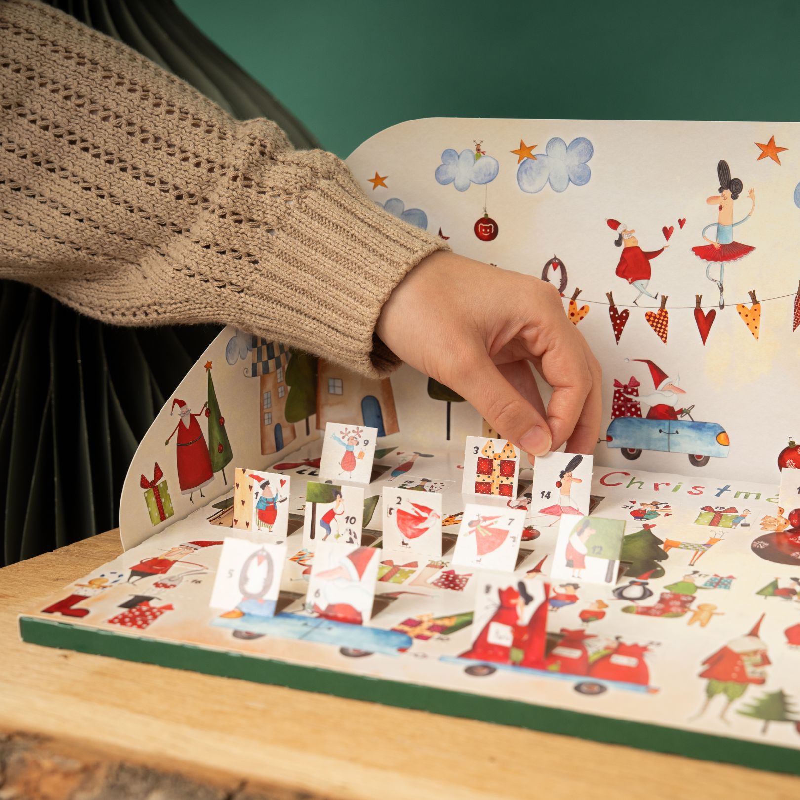 Winterpanorama Pop-Up-Adventskalender