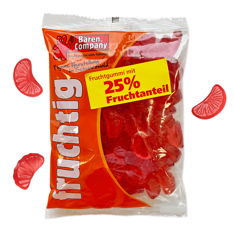Pink Grapefruit Fruchtgummi mit 25 % Fruchtsaft Pink Grapefruit Fruchtgummi mit 25 % Fruchtsaft